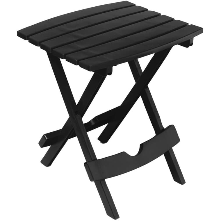 Quick Fold Side Table - Black, 15" x 17"