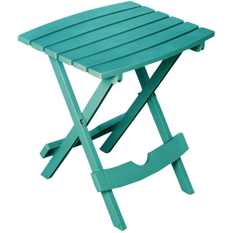Quick Fold Side Table - Teal, 15" x 17"