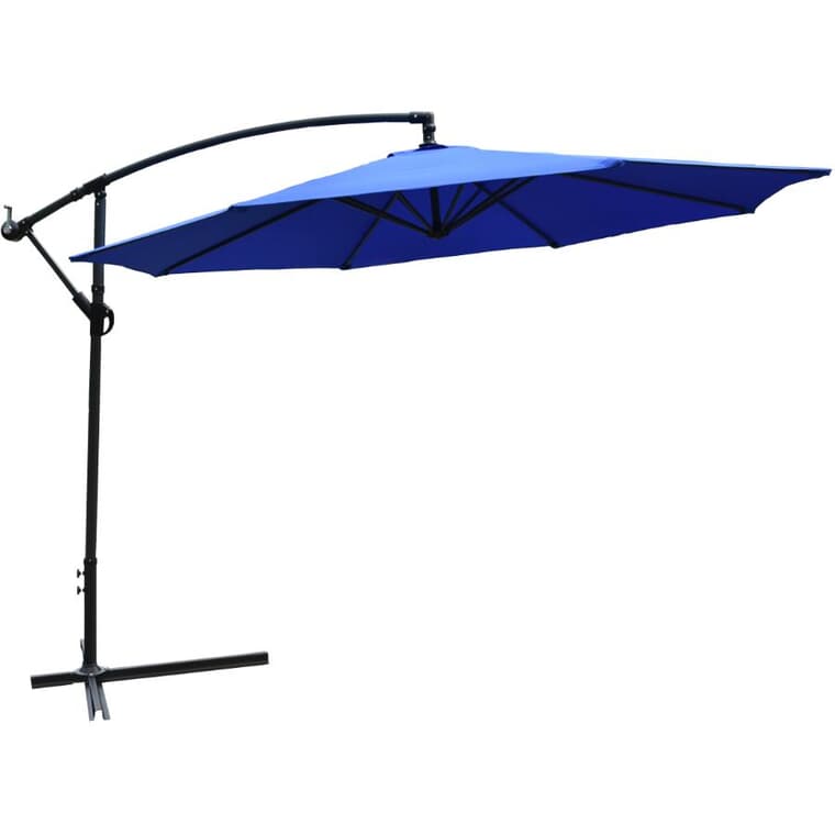 10' Offset Umbrella - Cobalt Blue