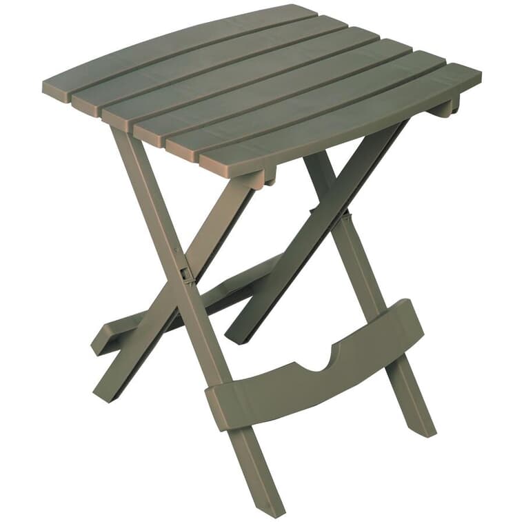 Quick Fold Side Table - Grey, 15" x 17"