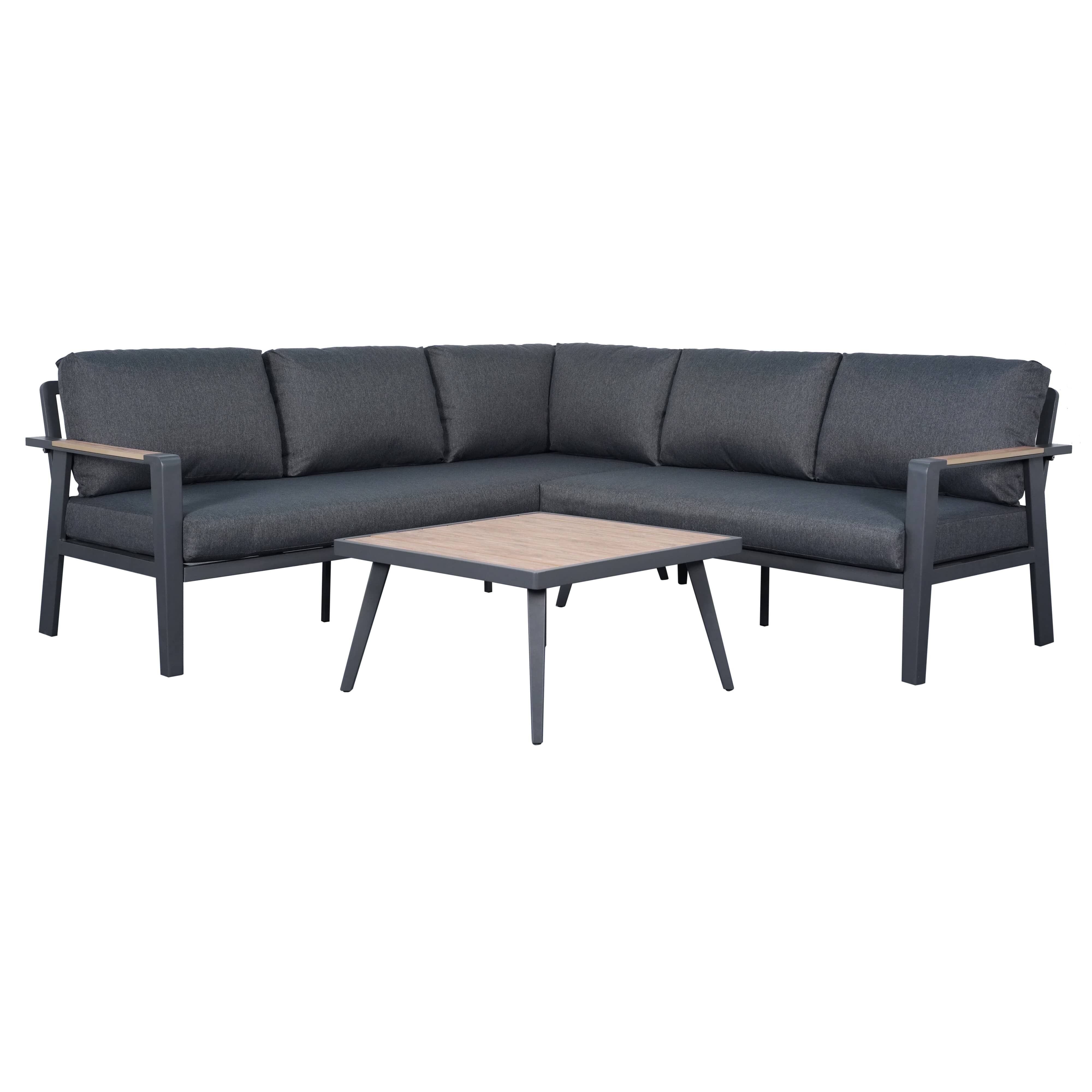 MYPATIO Arletter Aluminum Sectional Set | Home Hardware