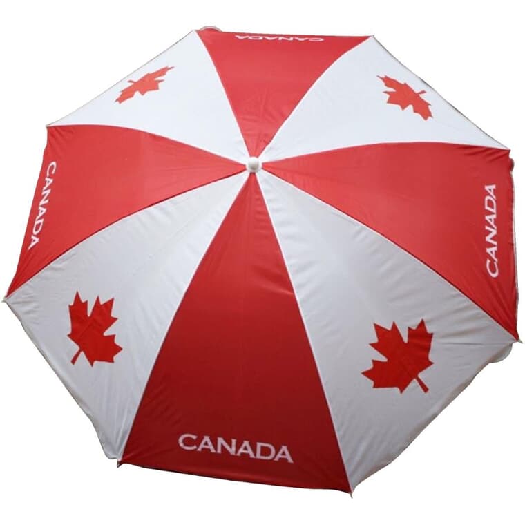 Parasol de plage Canada de 6,5 pi