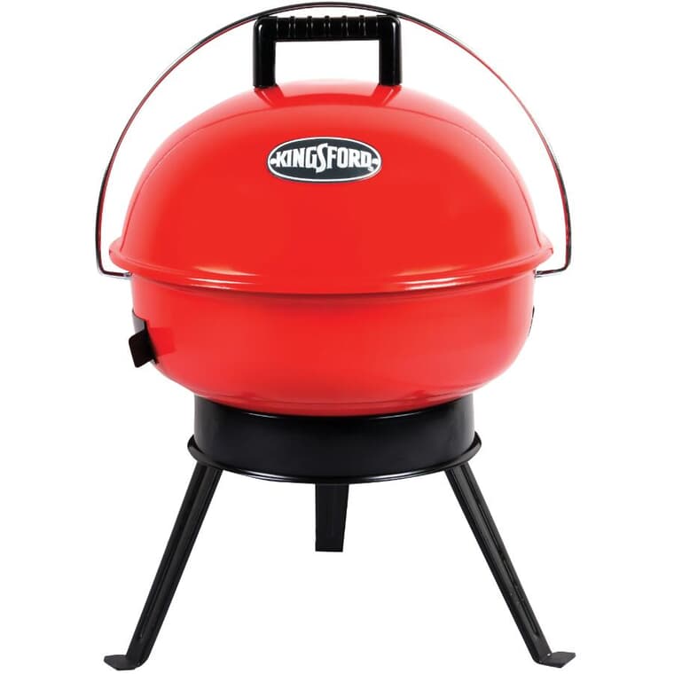 211 sq. in. Red Kettle Table Top Charcoal Barbecue