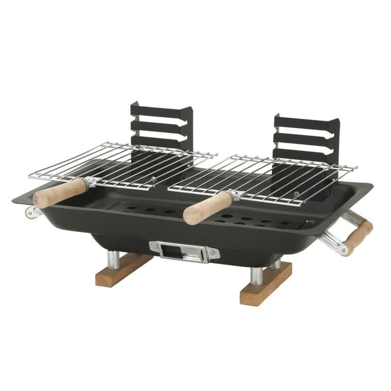 133 sq. in. Table Top Steel Hibachi Charcoal Barbecue