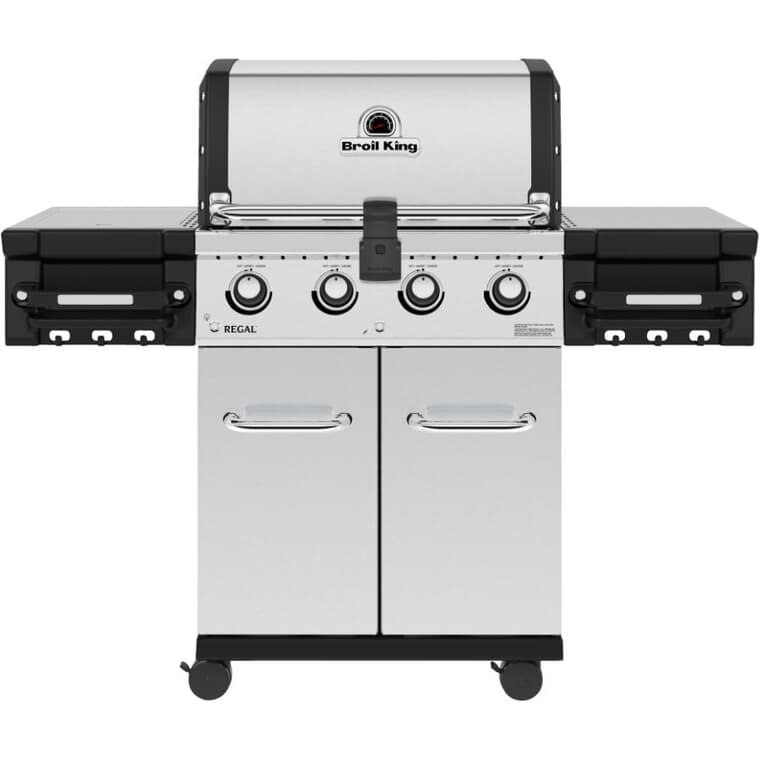 Regal S420 Pro Stainless Steel Natural Gas BBQ - 4 Burner