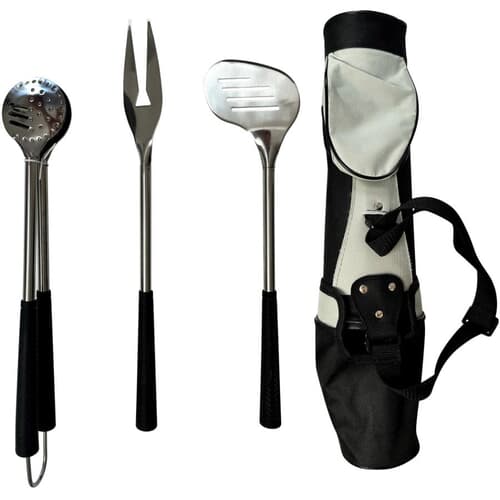 Golf Club Griller's Set - Stainless Steel, 3 Piece