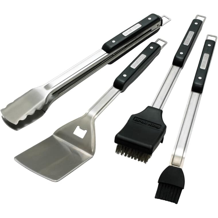 Imperial Stainless Steel BBQ Tool Set - 4 Piece