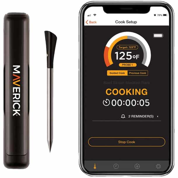 MAVERICK Stake Truly Wireless Food Thermometer Home Hardware