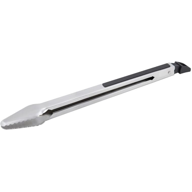 16" Stainless Steel Locking Barbecue Tongs