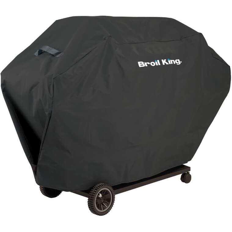58" x 21.5" x 46" PVC Barbecue Cover, with Polyester Backing