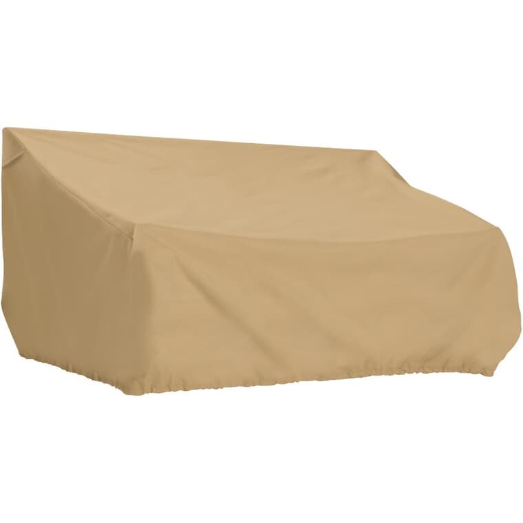 58" x 32.5" x 31" Sand Loveseat Cover