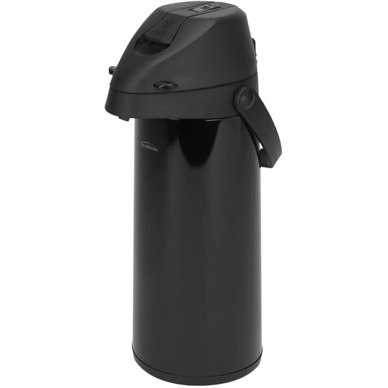 Thermal Pump Pot - Black, 64 oz