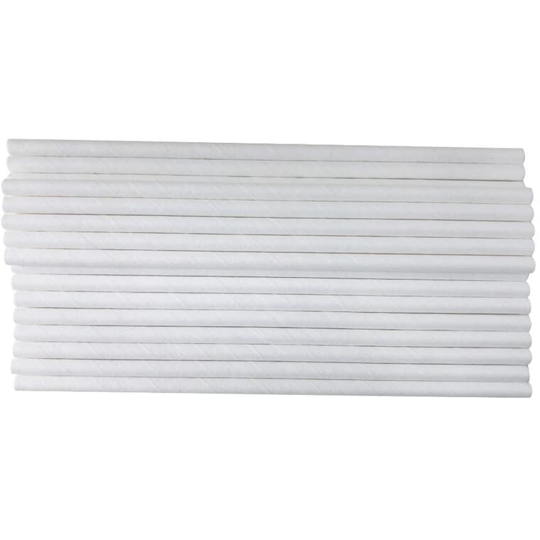 Compostable Paper Straws - 50 Pack