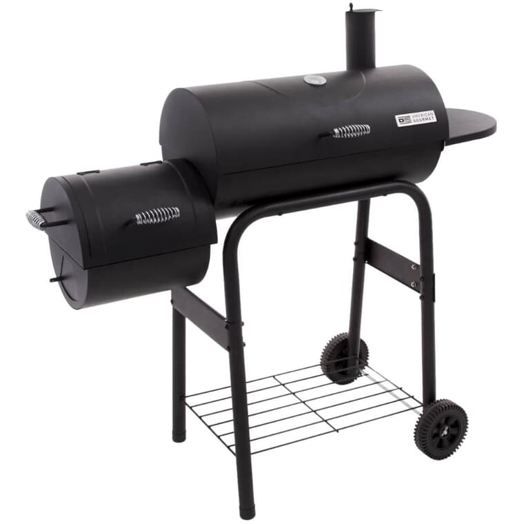 430" Charcoal Offset Smoker Barbecue