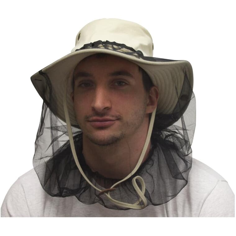 Chapeau anti-insecte avec filet, grand