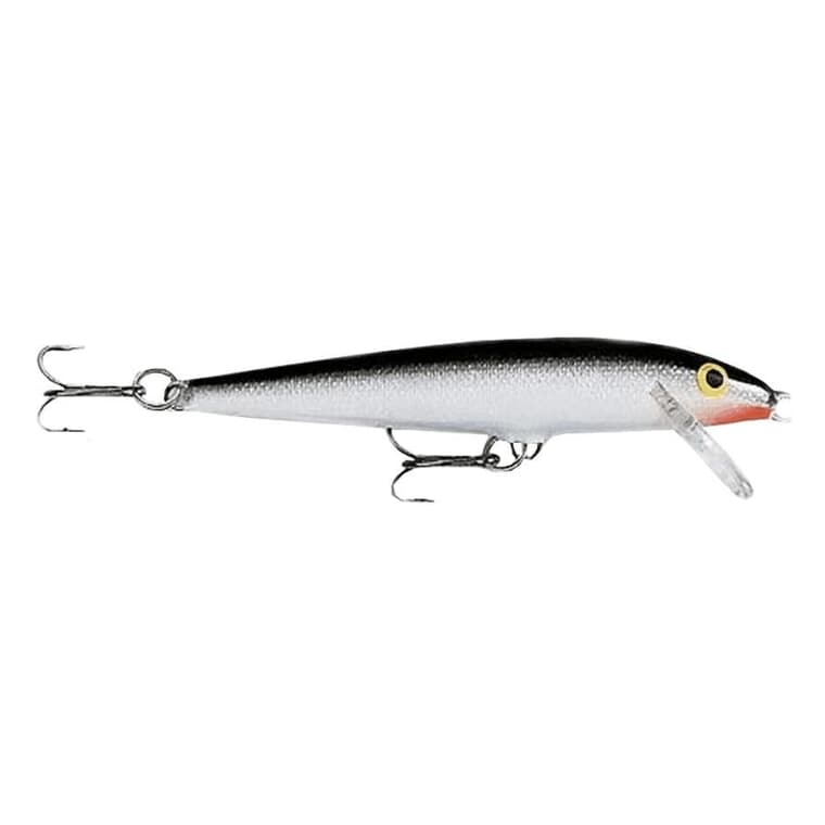 3-1/2" Silver Floating Fishing Lure