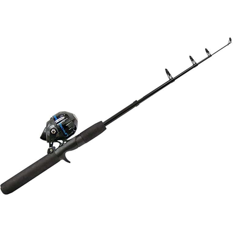 Ready Tackle Spincast Telescopic Fishing Rod and Reel
