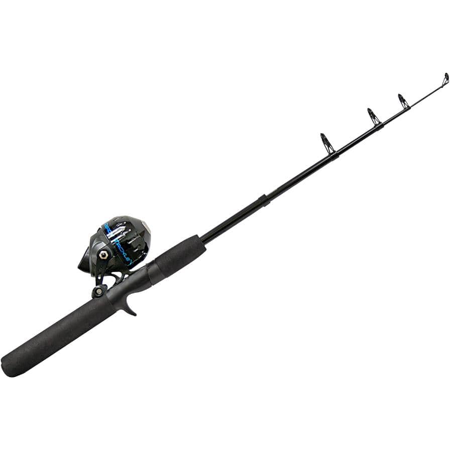 ZEBCO Ready Tackle Spincast Telescopic Fishing Rod and Reel | Home