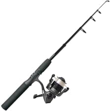 Combo Canne + Moulinet Zebco Dock Demon - Canne 76 Cm Fibre De Verre, Système Anti-retour Quickset | Parfait Pour Pêche Légère