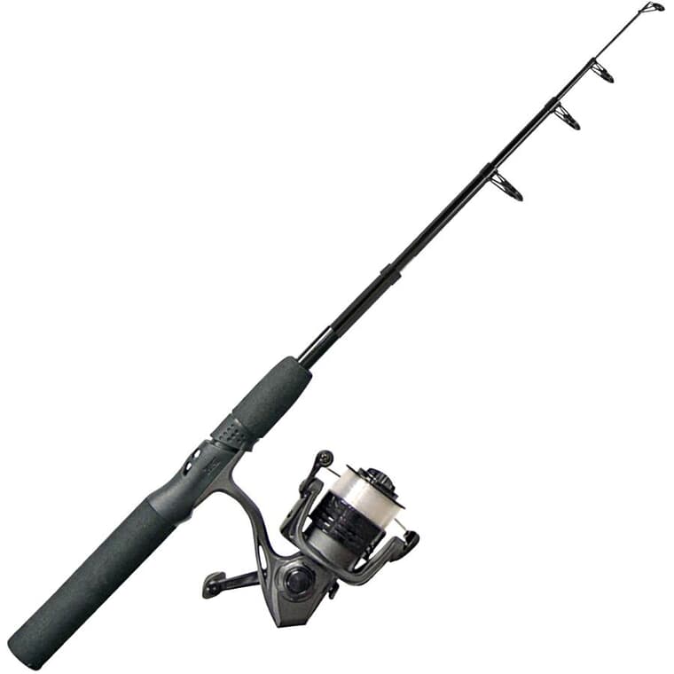 Ready Tackle Spinning Telescopic Fishing Rod and Reel