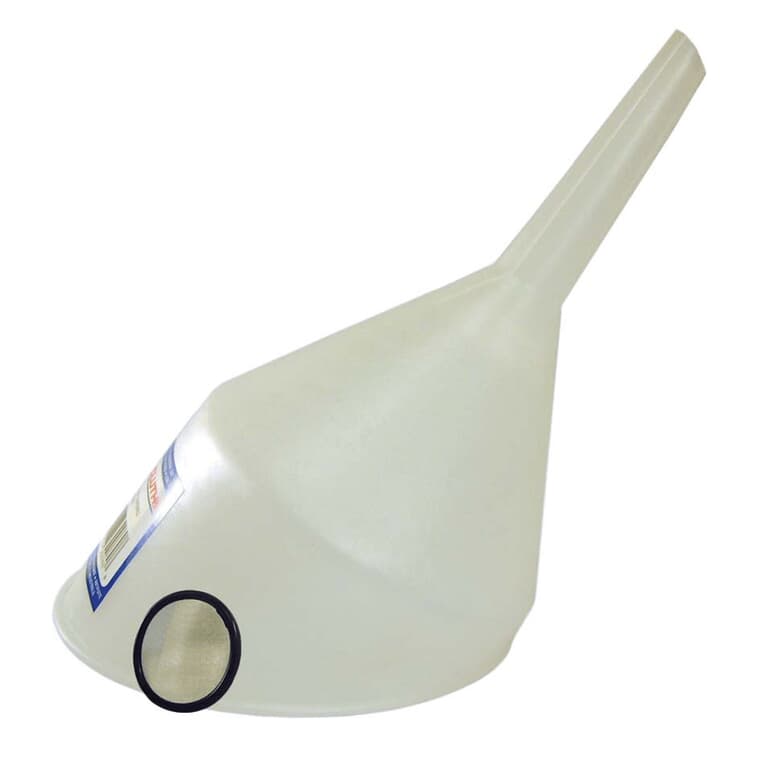 Plastic Funnel - with Filter, 8"