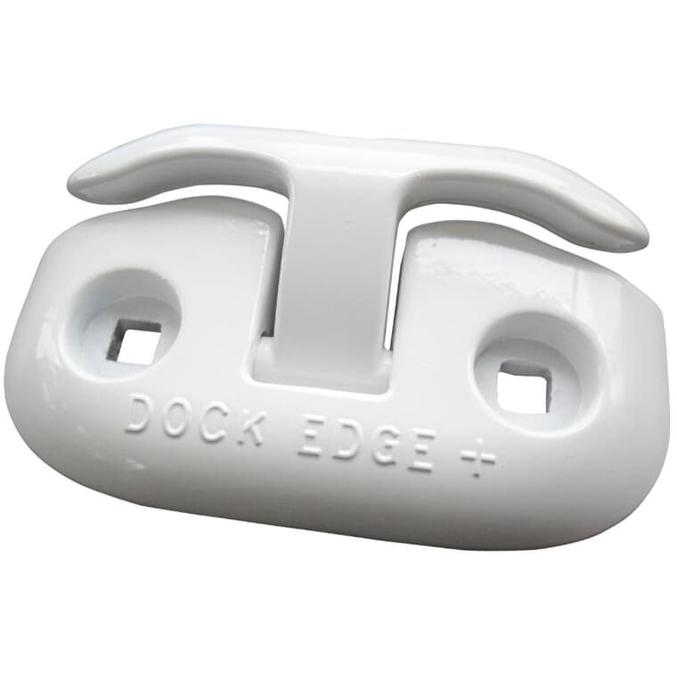 6" White Flip-Up Dock Cleat