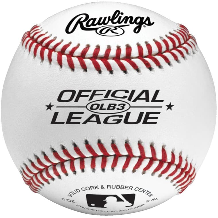 9" Official League Synthetic Baseball