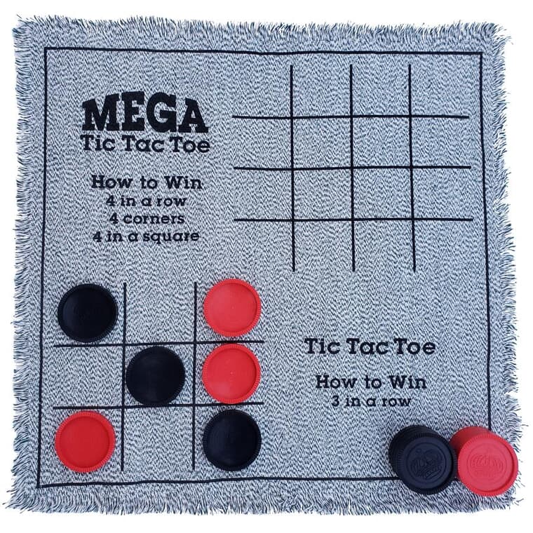 Giant Checkers & Tic Tac Toe Outdoor Game