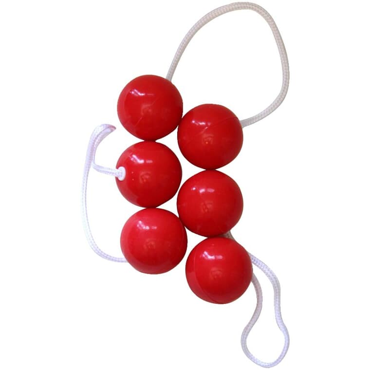 Balls - Red, 3 pack
