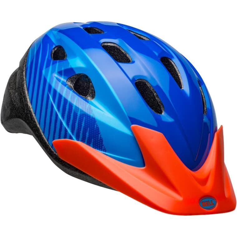 Rally Child Bike Helmet - Blue/Orange