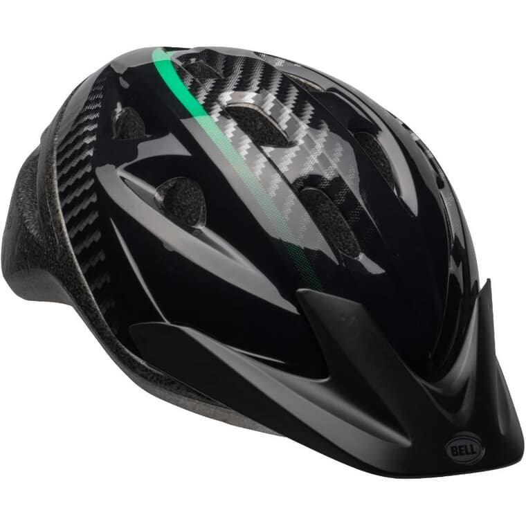 Richter Black/Green Youth Bike Helmet