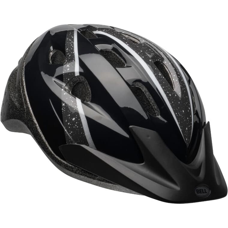 Rig Black/Grey Speckle Adult Bike Helmet