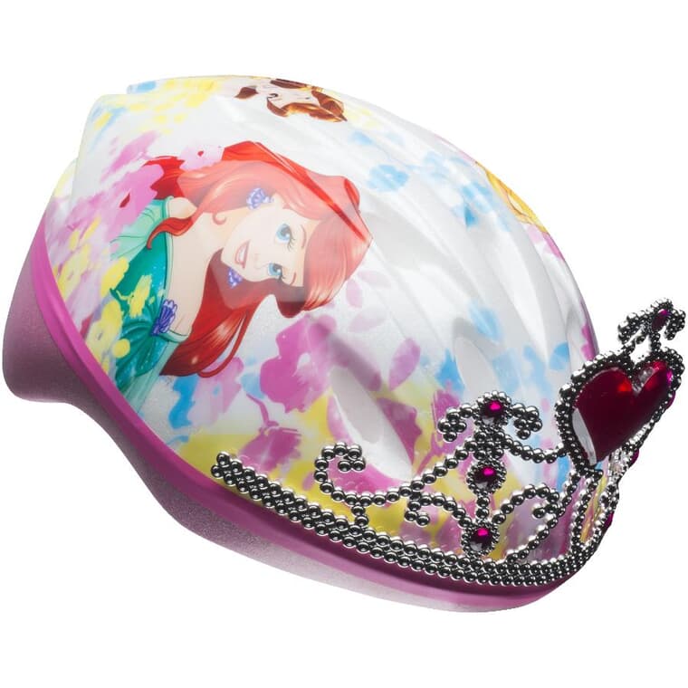 Girls 3D Tiara Princess Bike Helmet