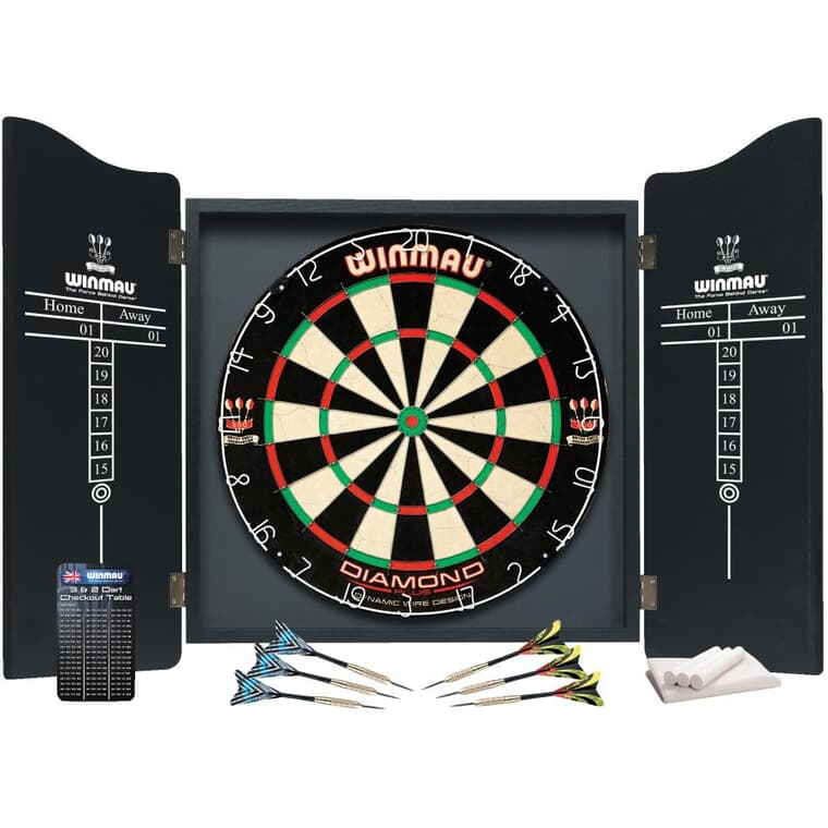 Professional Dart Set, with Cabinet
