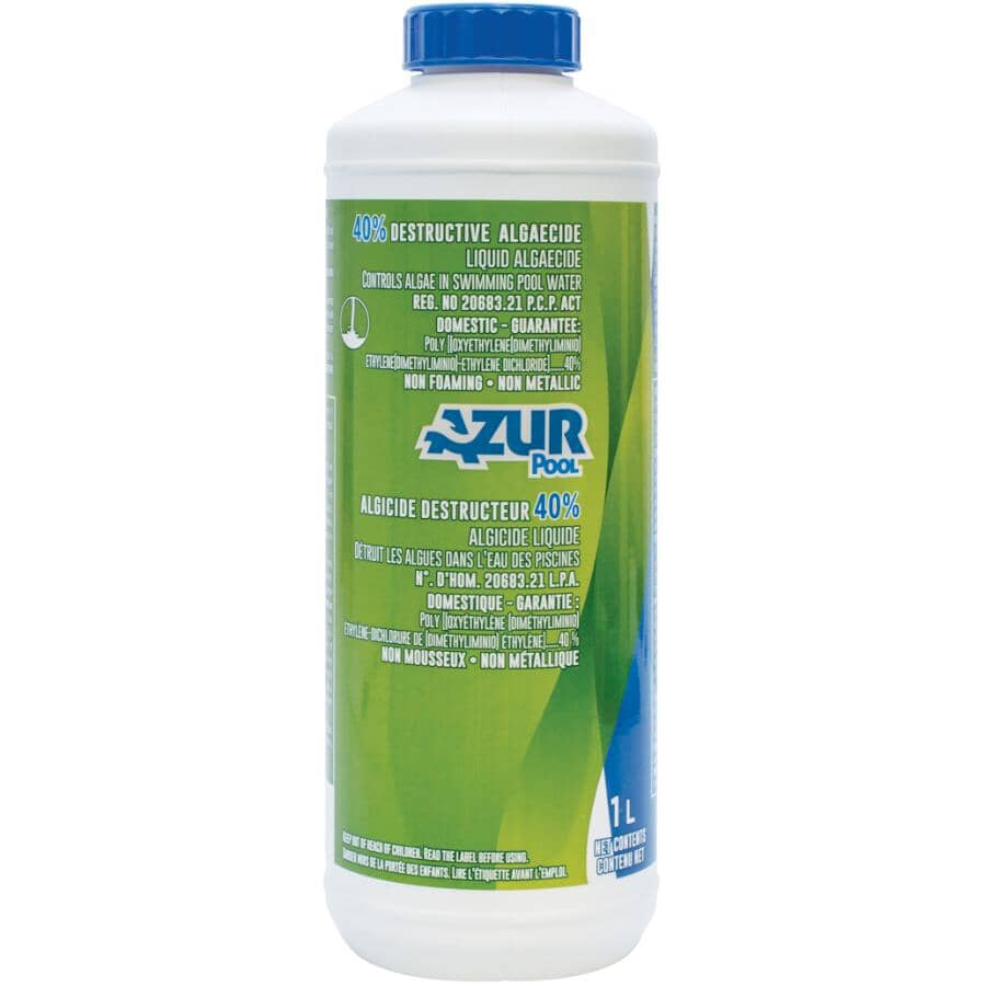AZUR POOL 1L 40% Pool Destructive Algaecide | Home Hardware