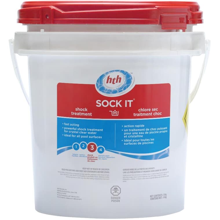 Chlore Sock-It pour piscine, 8 kg