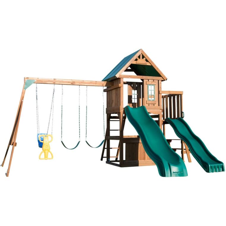 Complete Willow Peak Wooden Play Fort Kit