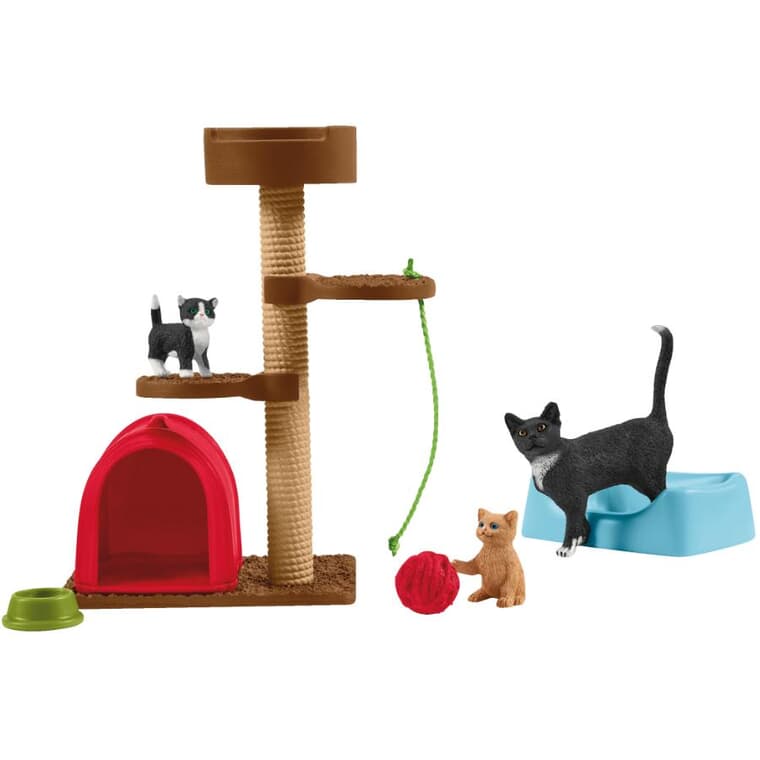 Playtime for Cute Cats Figures