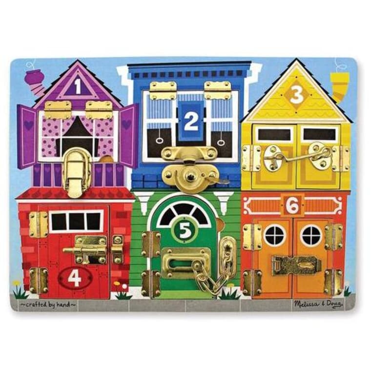 Latches Activity Board - Wooden
