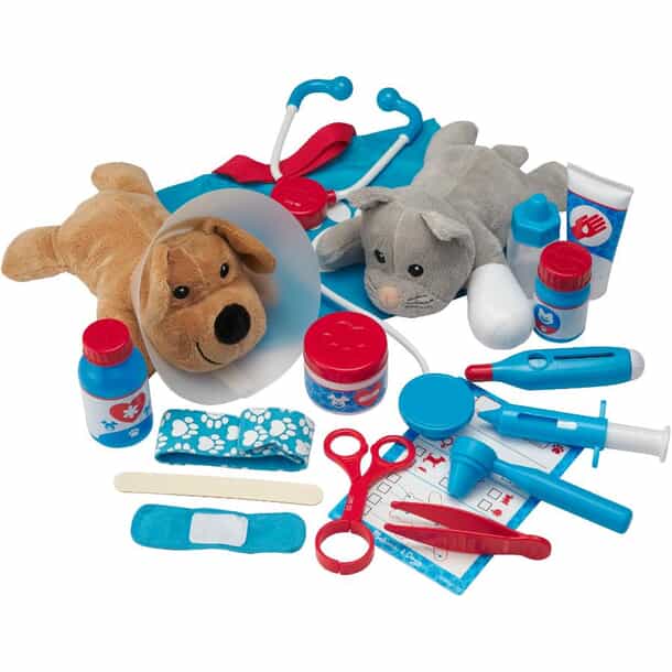 MELISSA DOUG Examine Treat Pet Vet Playset Home Hardware