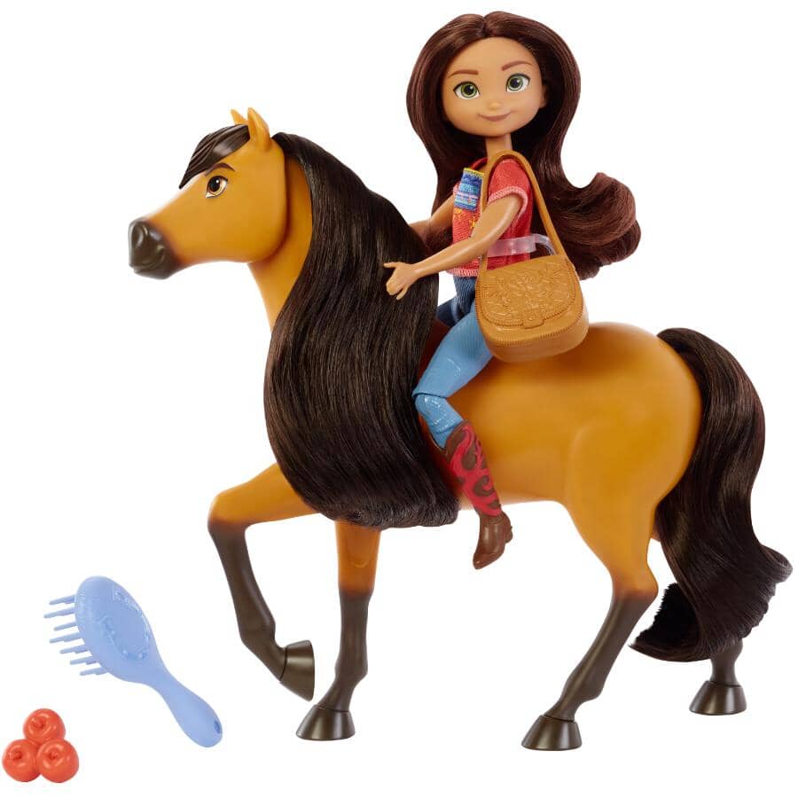 MATTEL:Spirit Core Herd Horse with Doll - Assorted