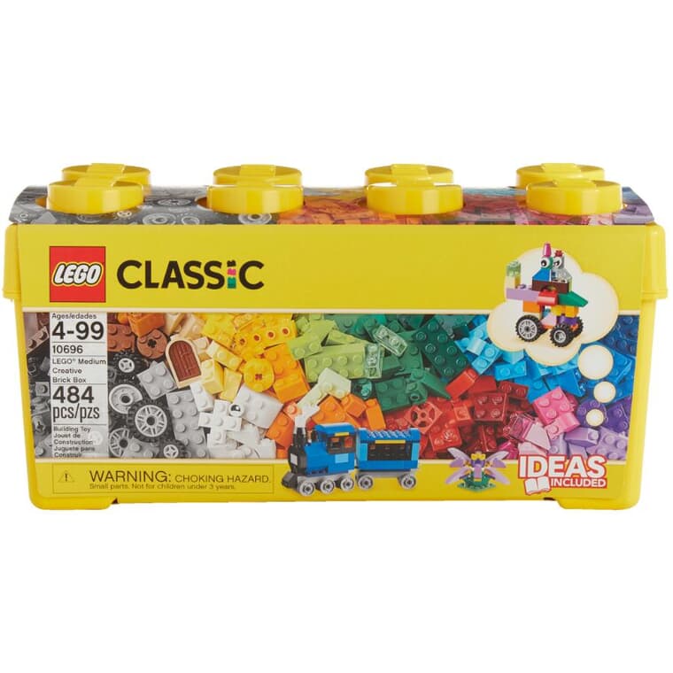 Classic Medium Creative Brick Box - 484 Pieces