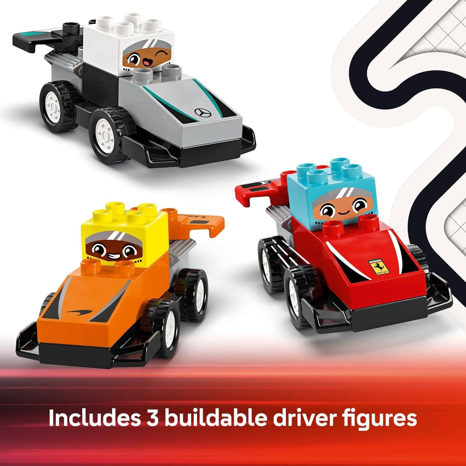 LEGO DUPLO F1 Team Race Cars & Drivers | Home Hardware