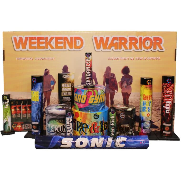 Weekend Warrior Fireworks - 24 Piece