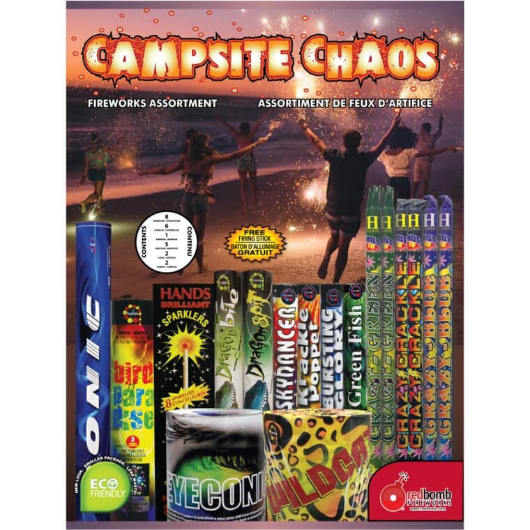 Campsite Chaos Fireworks - 24 Piece