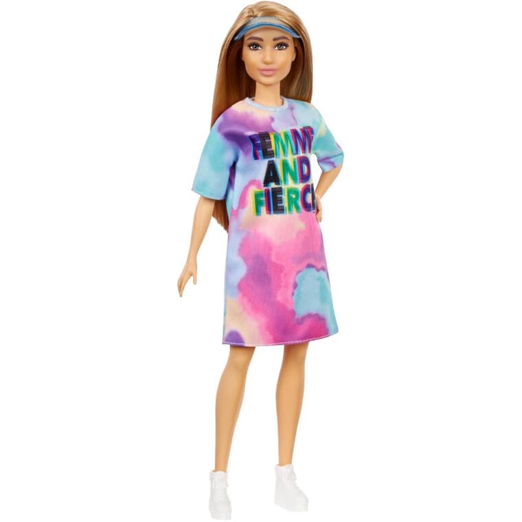 Poupée Barbie Fashionista, avec robe Tie Dye