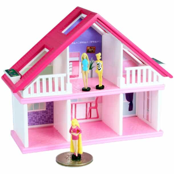 WORLD'S SMALLEST Barbie Malibu Dreamhouse Playset Home Hardware