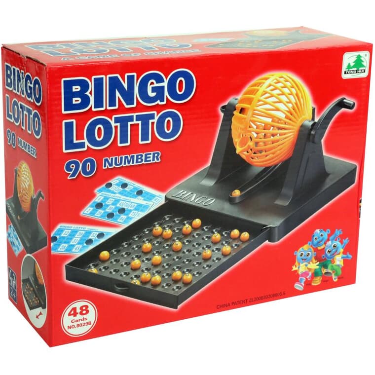 90 Number Bingo Lotto Game