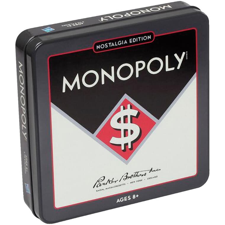 Jeu de société Monopoly, édition Nostalgie