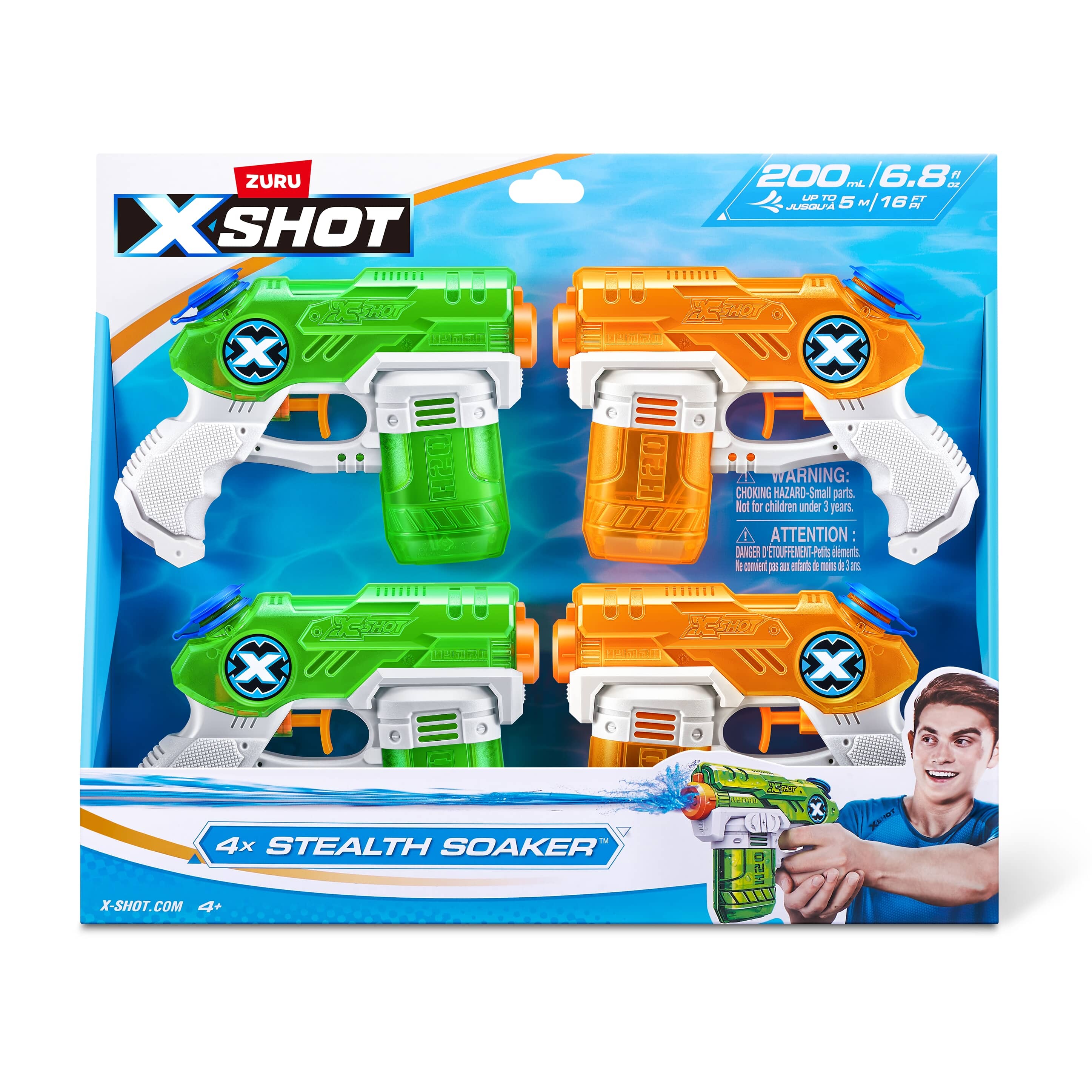 ZURU X-Shot Water Warfare Stealth Soaker Blaster Guns | Home Hardware